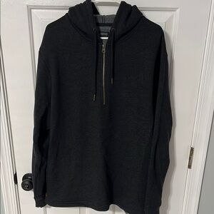 Buffalo David Bitton Charcoal Zip-Up Hoodie